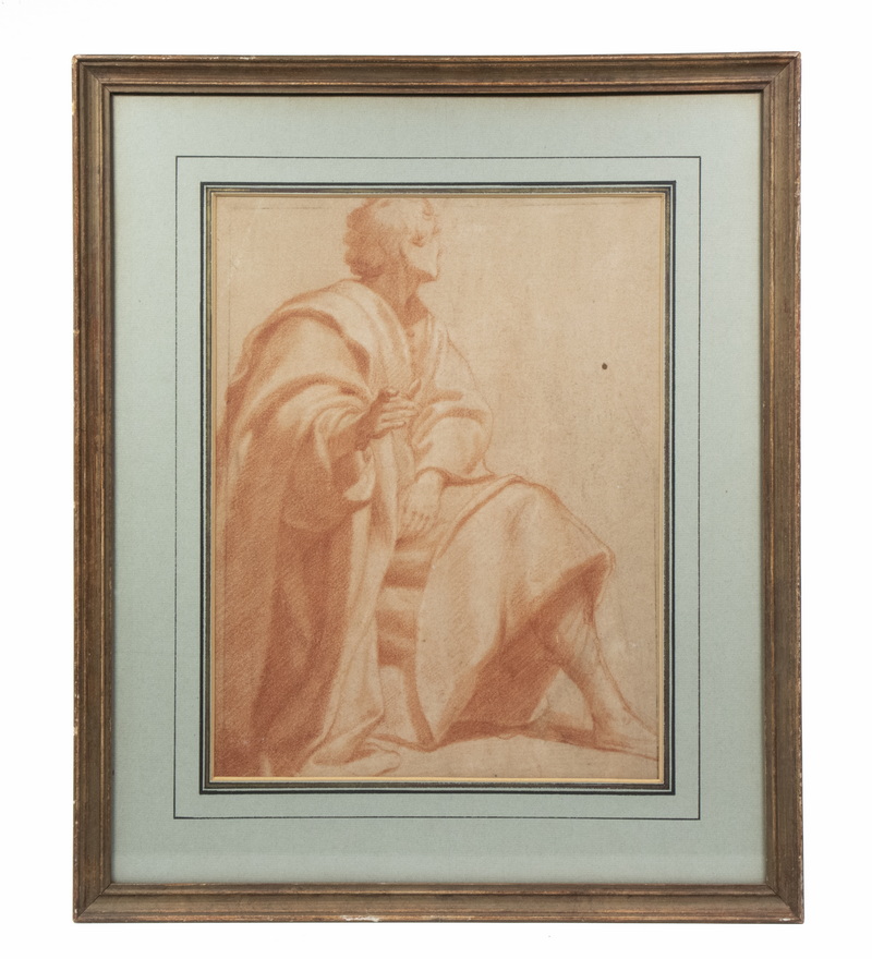 OLD MASTER DRAWING Sanguine Drawing