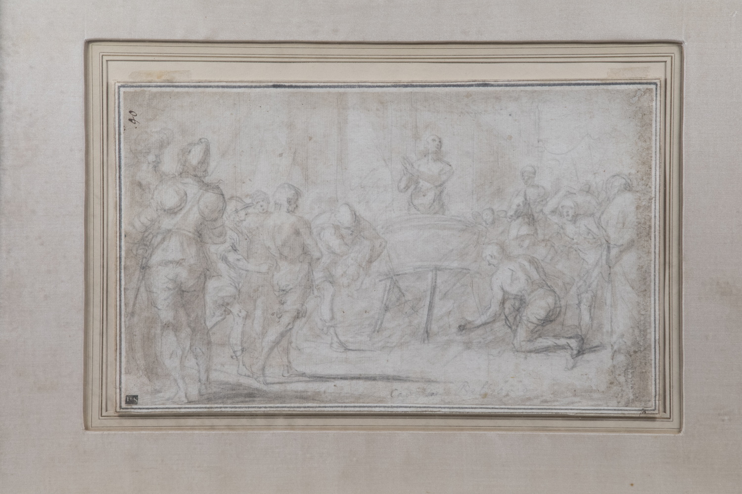 OLD MASTER DRAWING The Martyrdom of