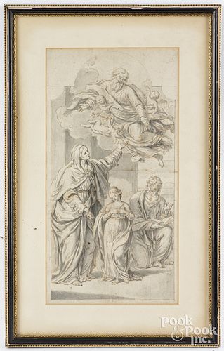 OLD MASTER INK AND GRAY WASH