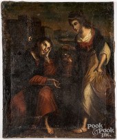 OLD MASTER OIL ON CANVAS RELIG