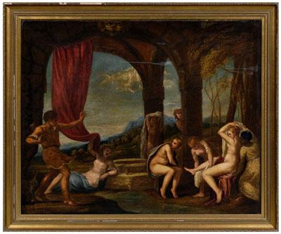 Old Master painting after Titian,