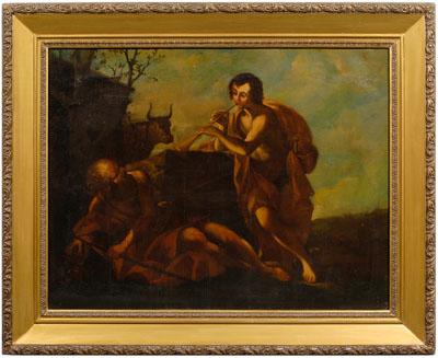 Old Master painting, youth with