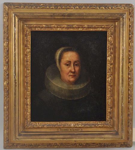 OLD MASTER PORTRAIT OF WOMAN,