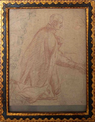 OLD MASTER RED CHALK DRAWING OF