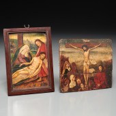 OLD MASTER SCHOOL, (2) PAINTIN