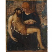 OLD MASTER SCHOOL, OIL ON PANE
