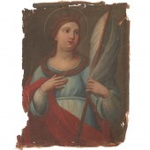 OLD MASTER SCHOOL, OIL ON CANV