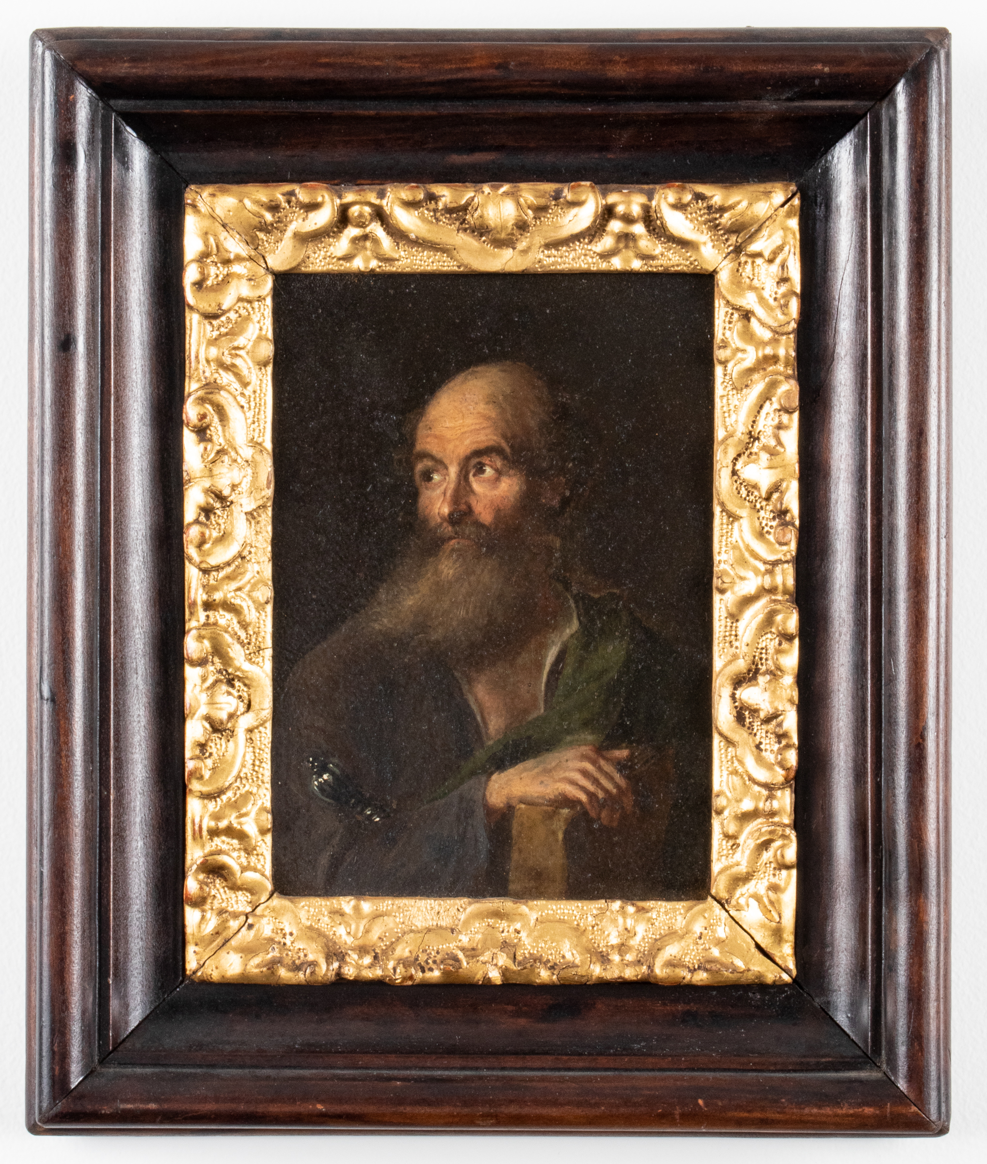 OLD MASTER SCHOOL "ST. PAUL" OIL ON