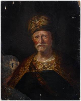 Old Master style portrait,