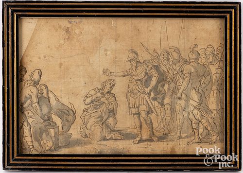 OLD MASTERS ITALIAN SCHOOL PEN, INK