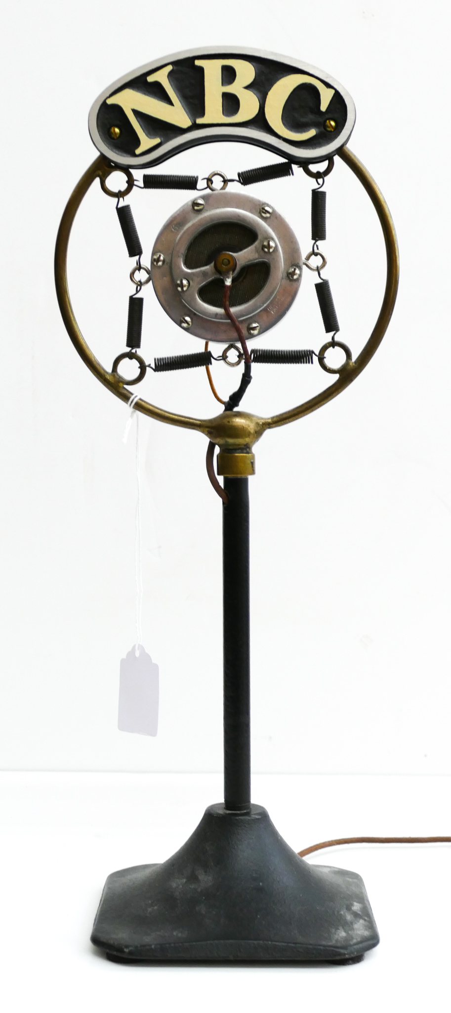 Old NBC Standing Microphone 17''