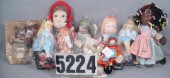Old & New Cloth Plush Doll lot