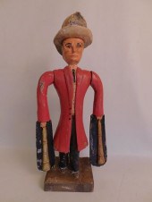 OLD PAINTED WOOD WHIRLIGIG - F