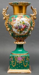OLD PARIS ATTRIBUTED PAINTED P