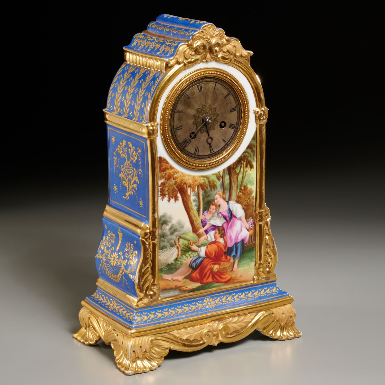 OLD PARIS DECORATED PORCELAIN