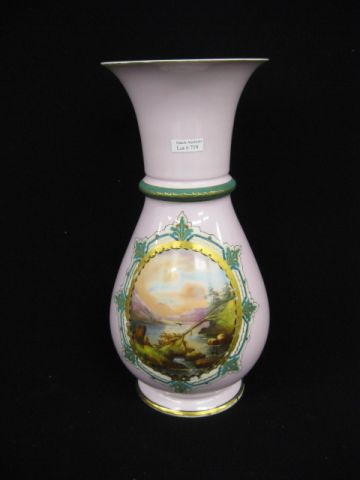 Old Paris French Porcelain Vase