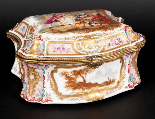 OLD PARIS HAND-PAINTED PORCELAIN