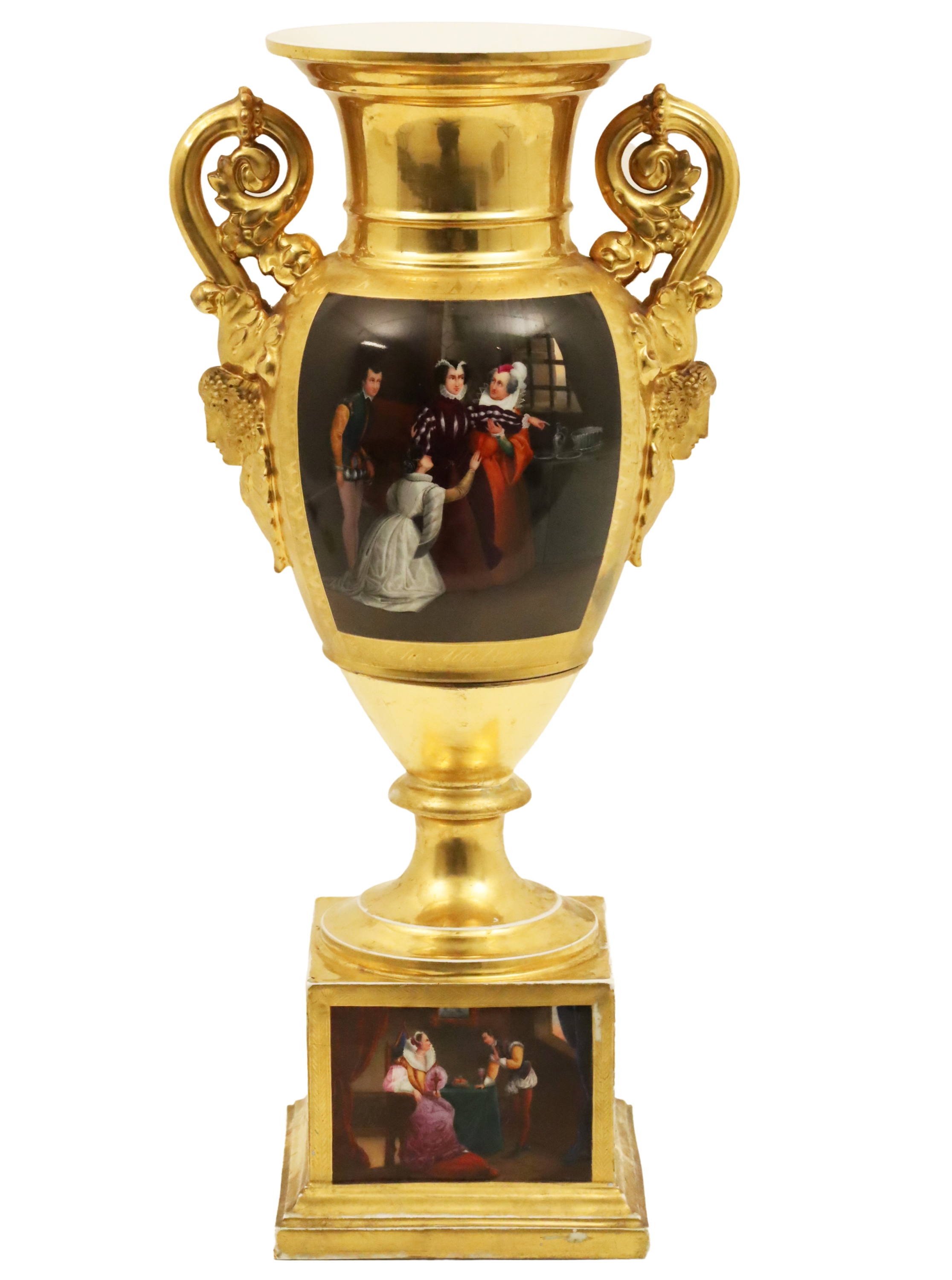 OLD PARIS PORCELAIN DOUBLE