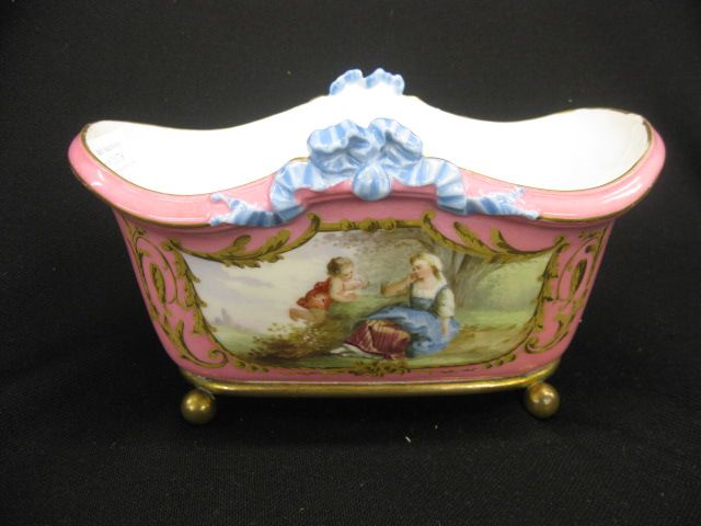 Old Paris Porcelain Planter