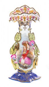 OLD PARIS PORCELAIN PORTRAIT V