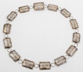 OLD PAWN NAVAJO STERLING BELT