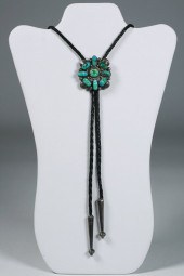 OLD PAWN ZUNI STERLING & TURQU