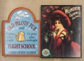 OLD PILOT’S PUB PAINTED WOOD S