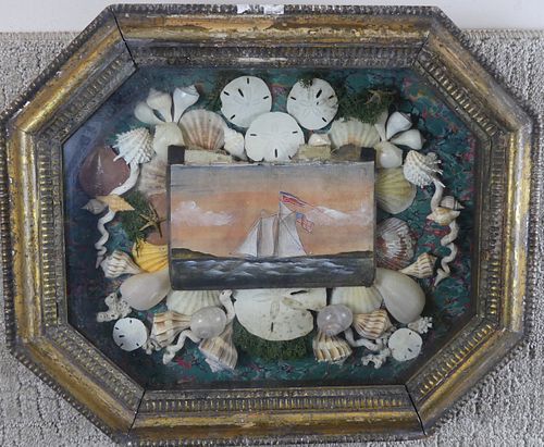 OLD SAILOR SHELL VALENTINE &