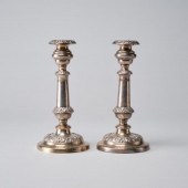 OLD SHEFFIELD PLATE CANDLESTIC