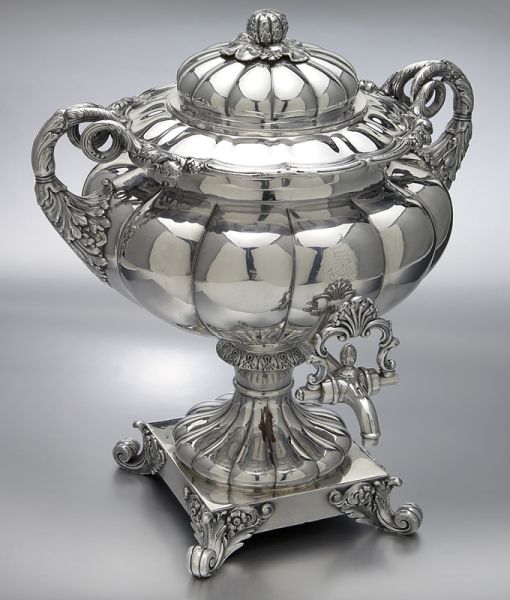 Old Sheffield plate hot water
