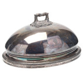 OLD SHEFFIELD PLATE MEAT DOME,