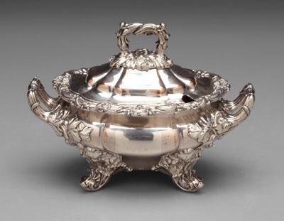 Old Sheffield plate sauce tureen,