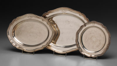 Old Sheffield Plate Trays, Plate