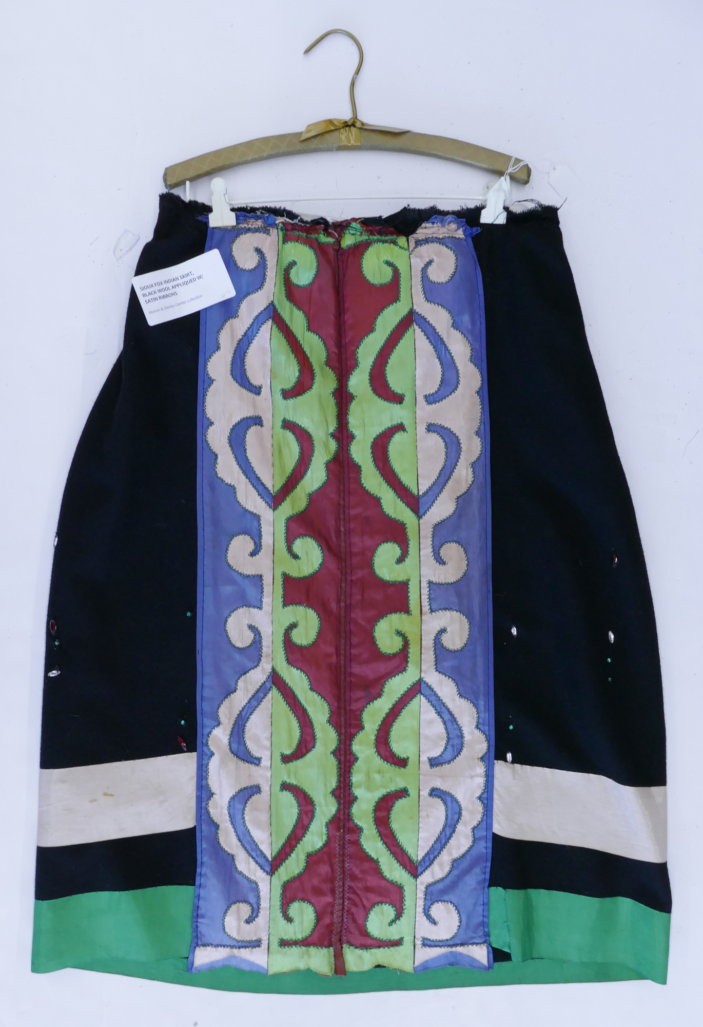 Old Sioux Indian Fox Indian Skirt