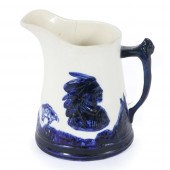 "OLD SLEEPY EYE" BLUE AND WHIT
