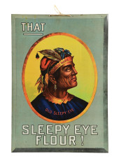 OLD SLEEPY EYE FLOUR SIGN W/ N