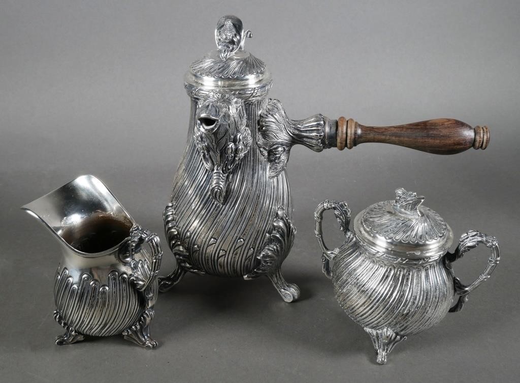 OLD STERLING SILVER SANBORNS TEA
