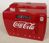OLD-TYME COCA COLA COOLER RADI