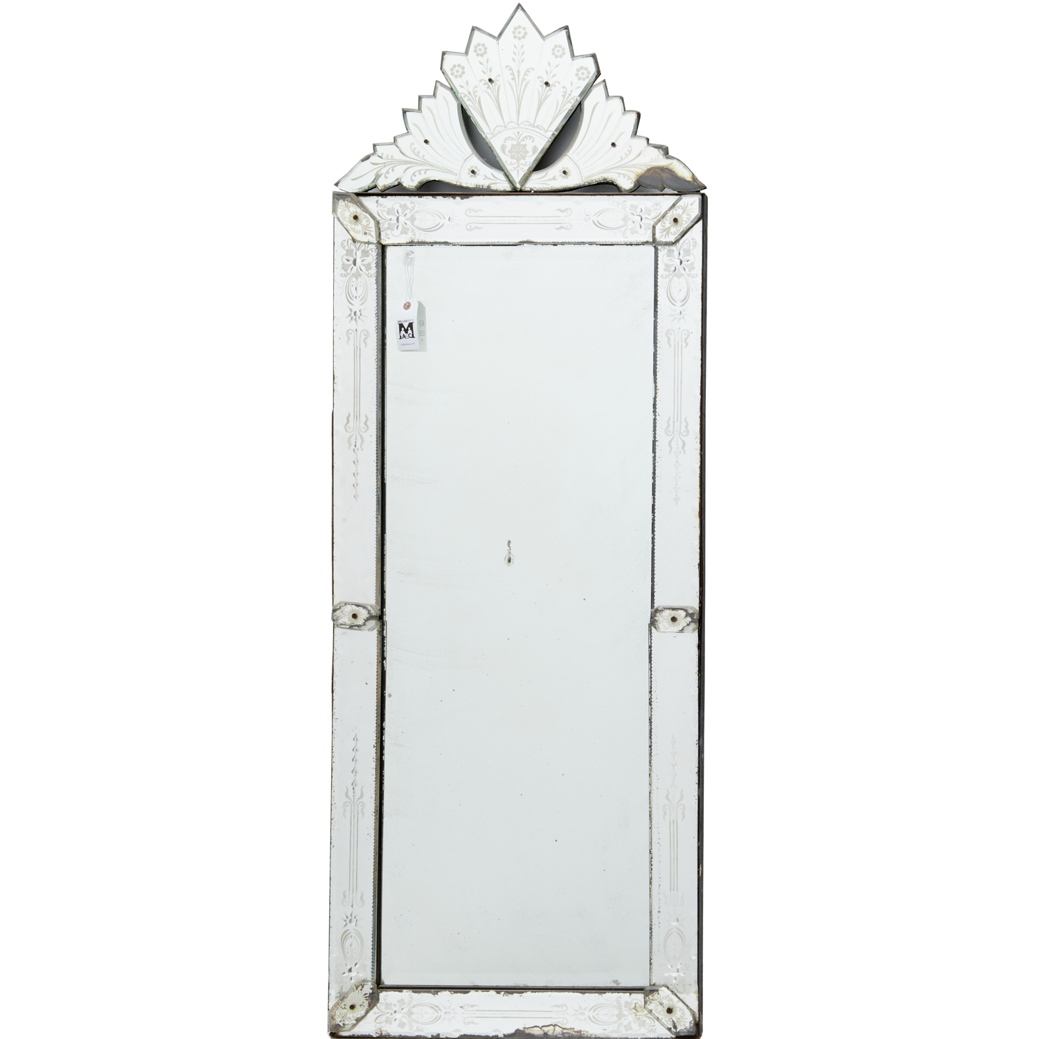 OLD VENETIAN GLASS PIER MIRROR 20th