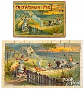 OLD WOMAN AND HER PIG PICTURE