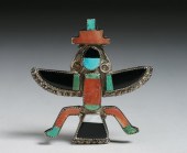 OLD ZUNI KNIFEWING STERLING &