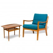 OLE WANSCHER, LOUNGE CHAIR, GR