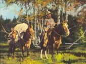 OLEG STAVROWSKY OIL ON CANVASO