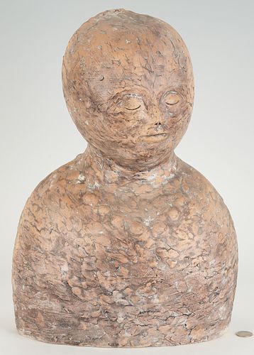 OLEN BRYANT, LARGE CERAMIC BUST