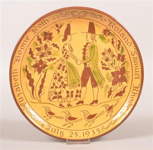 OLEY VALLEY POTTERY REDWARE WEDDING