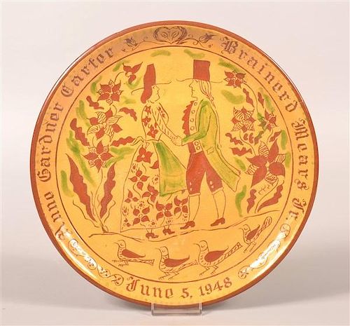 OLEY VALLEY POTTERY REDWARE WEDDING