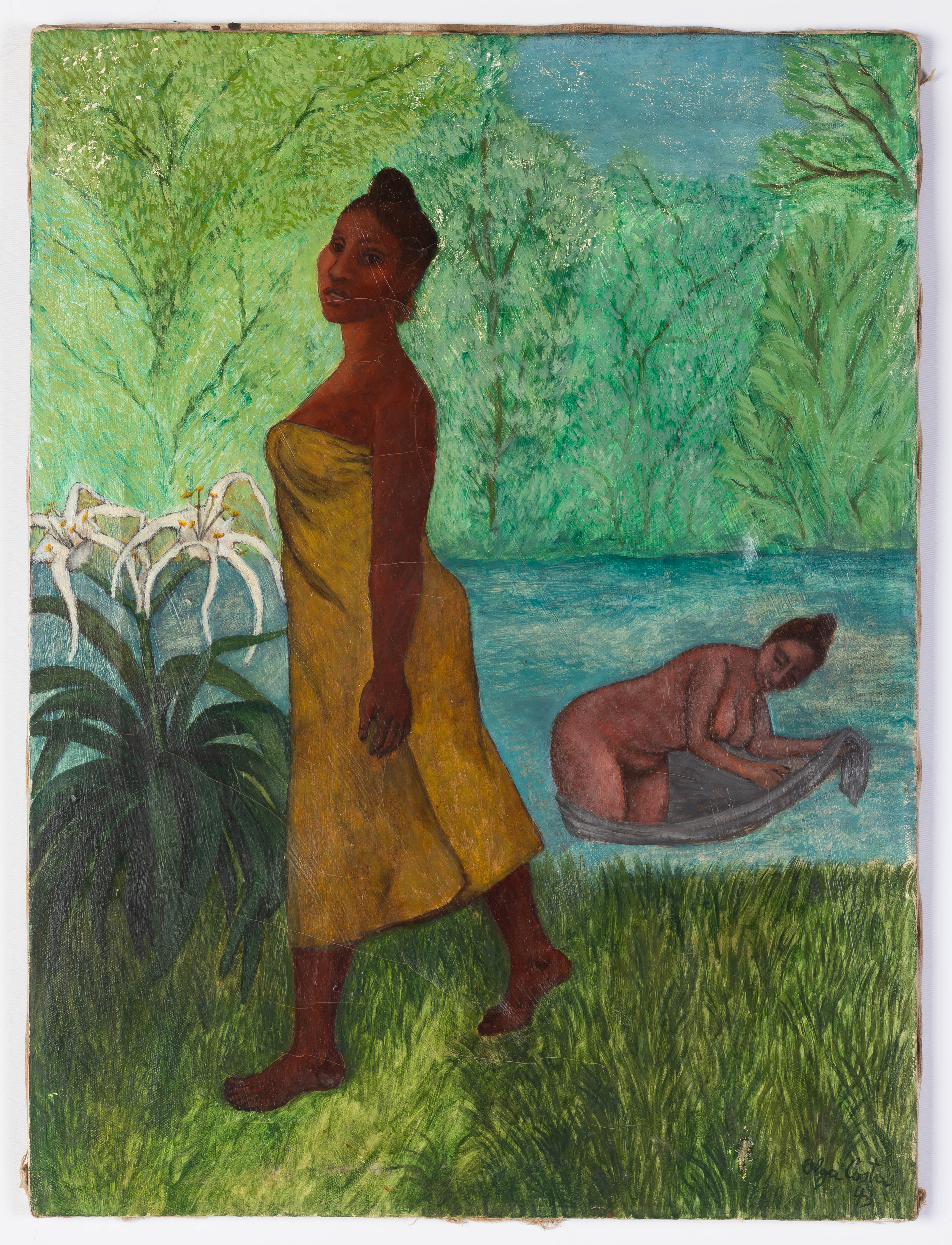 OLGA COSTA (1913-1993) oil on
