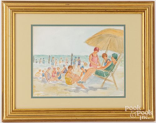 OLGA ROSENSON BEACH SCENEOlga