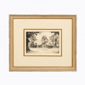 OLIVE FELL ETCHING, BUFFALO BI