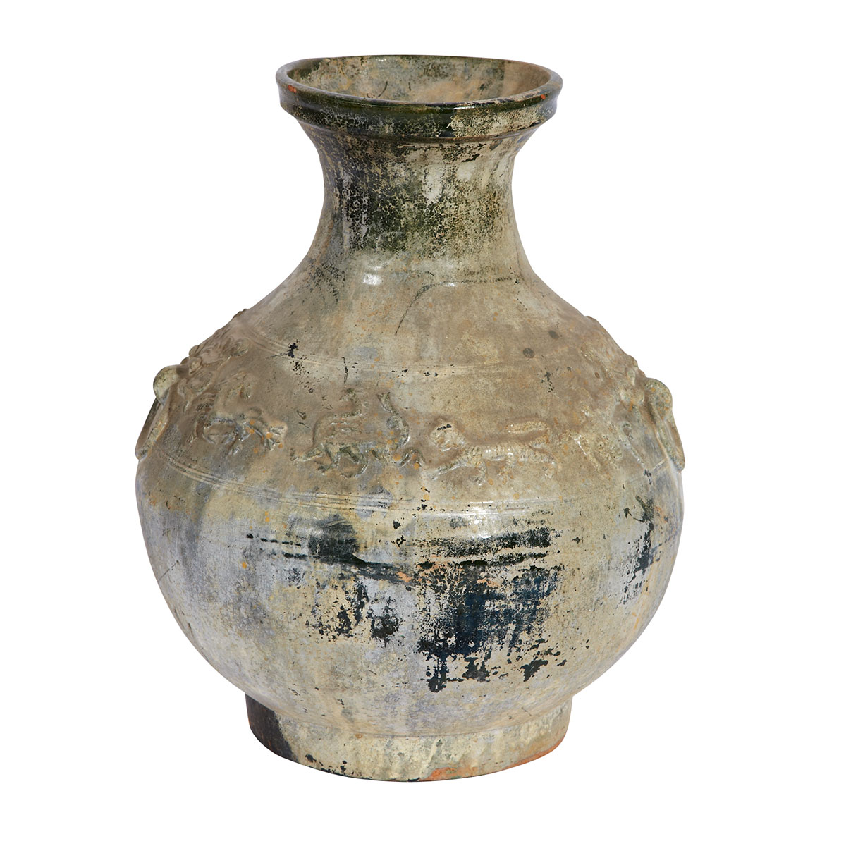 Olive glazed Amphora   The